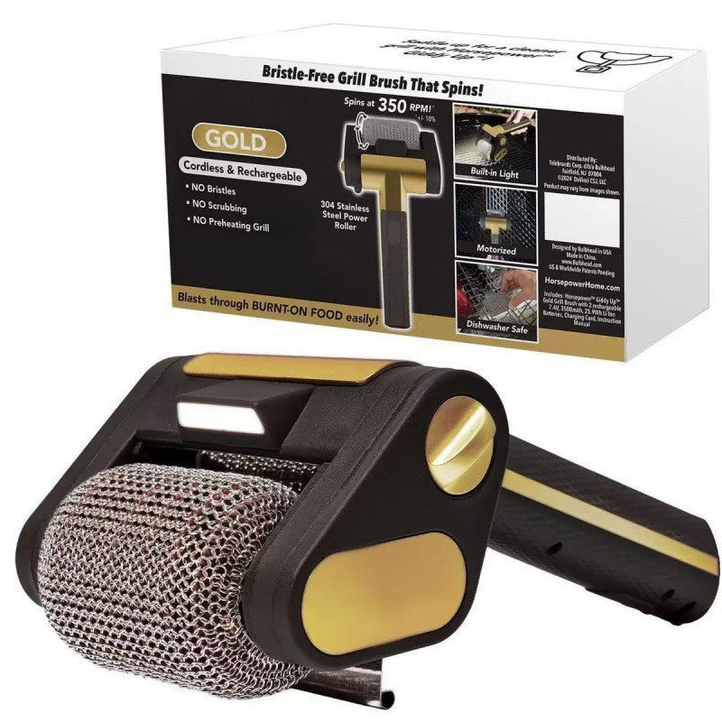 Rechargeable Electric Stainless Steel Grill Cleaner Brush